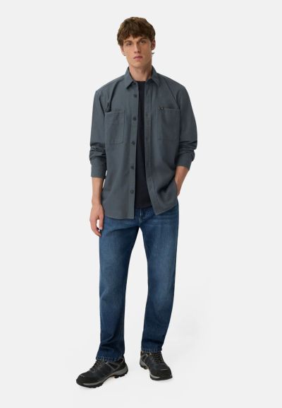 Тъмно синя риза Camel Active, памук