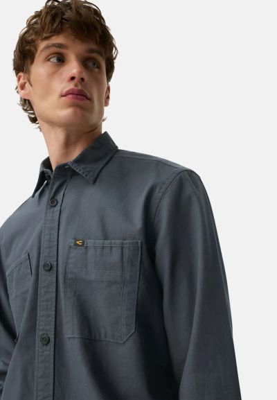 Тъмно синя риза Camel Active, памук