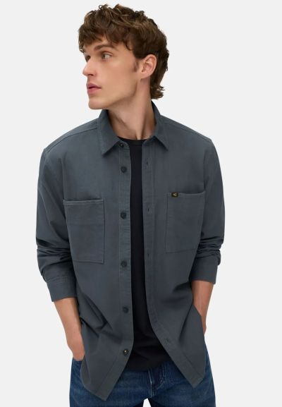 Тъмно синя риза Camel Active, памук