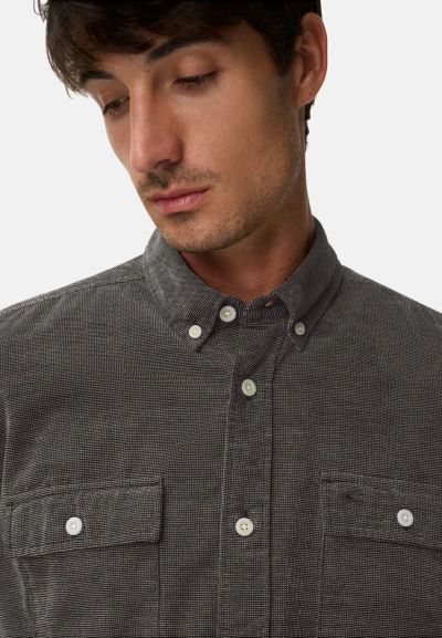 Тъмно сива кадифена риза Camel Active