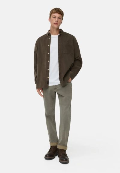 Кафява риза от кадифе Camel Active