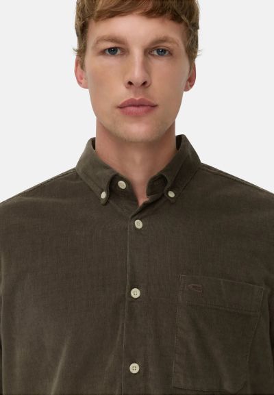 Кафява риза от кадифе Camel Active