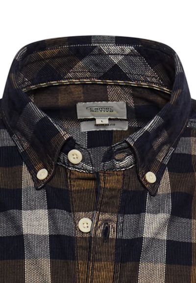 Кафява карирана риза Camel Active