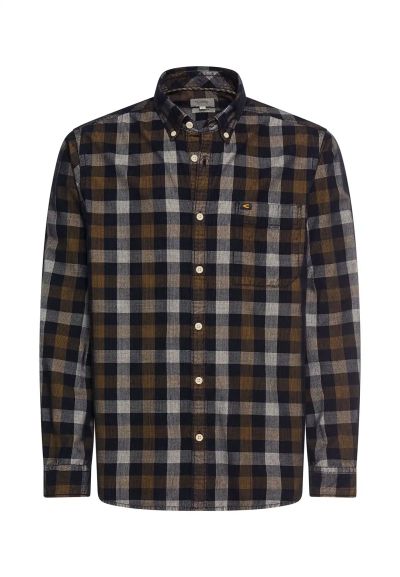 Кафява карирана риза Camel Active