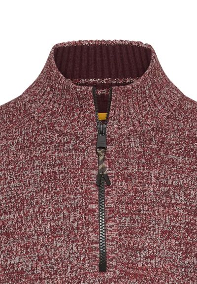 Червен пуловер с цип Camel Active