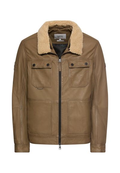 Кожено яке с подвижна яка Camel Active