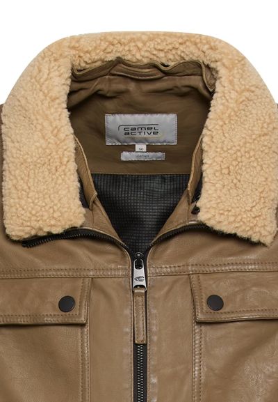Кожено яке с подвижна яка Camel Active