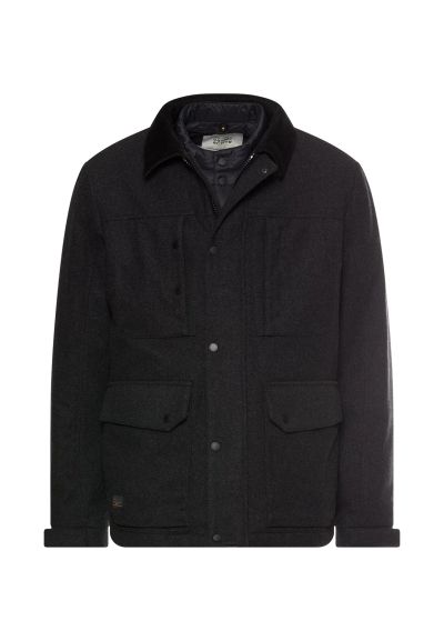 Яке с агнешка вълна и подвижни ревери Camel Active