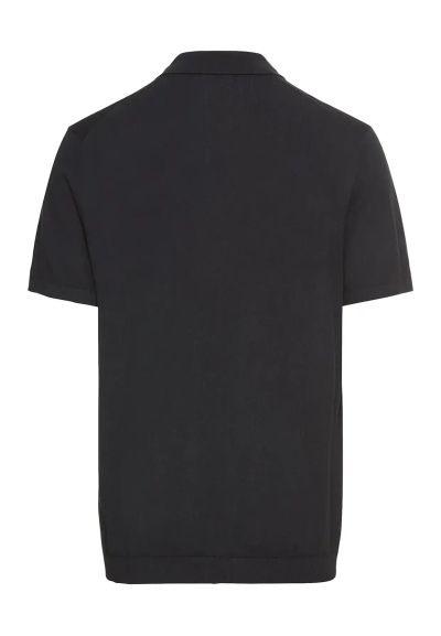 Тъмно синя плетена блуза с яка Camel Active