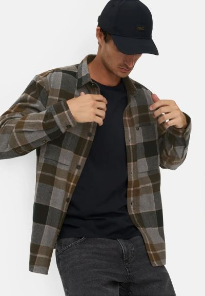 Карирана зимна риза Camel Active