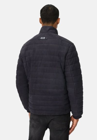 Тъмно синьо яке от набук Camel Active