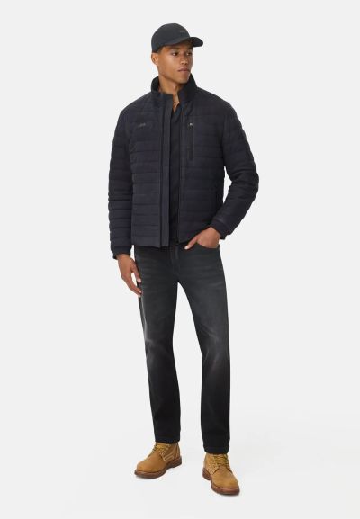 Тъмно синьо яке от набук Camel Active