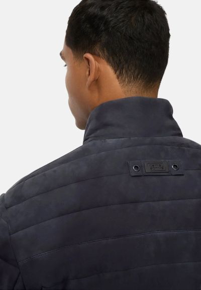 Тъмно синьо яке от набук Camel Active