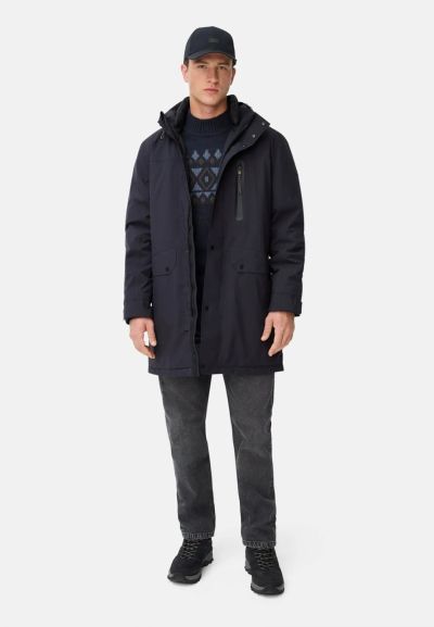 Тъмно синя парка Camel Active, материя teXXXactive