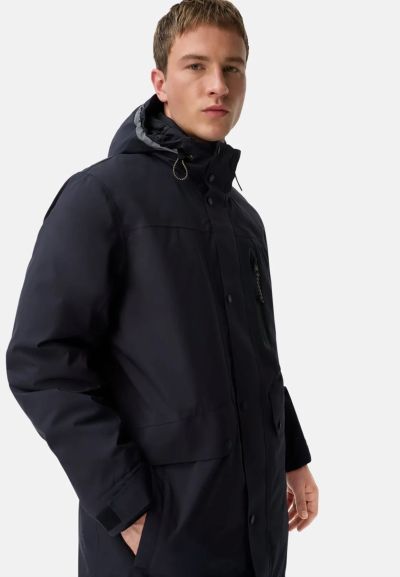 Тъмно синя парка Camel Active, материя teXXXactive