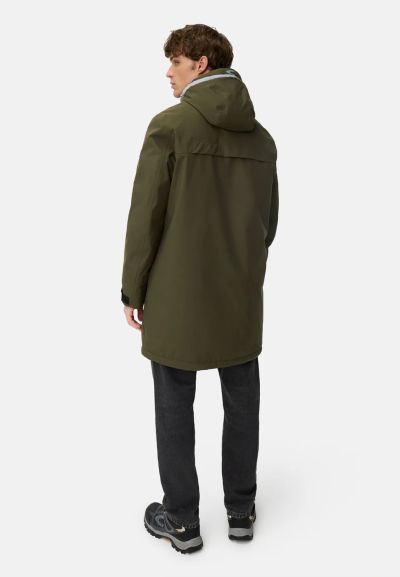 Тъмно зелена парка Camel Active, материя teXXXactive