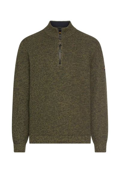 Зелен пуловер с цип Camel Active