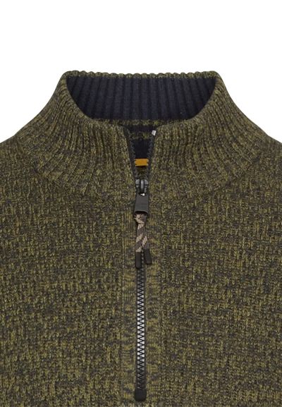 Зелен пуловер с цип Camel Active