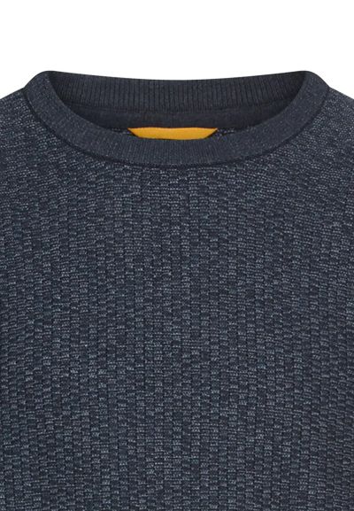 Тъмно син пуловер Camel Active, памук и акрил