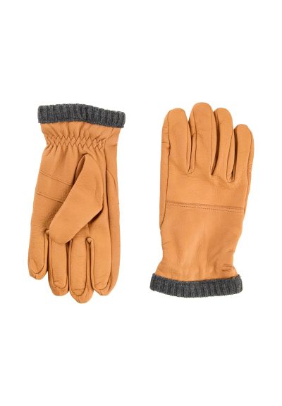 Жълти кожени ръкавици Camel Active