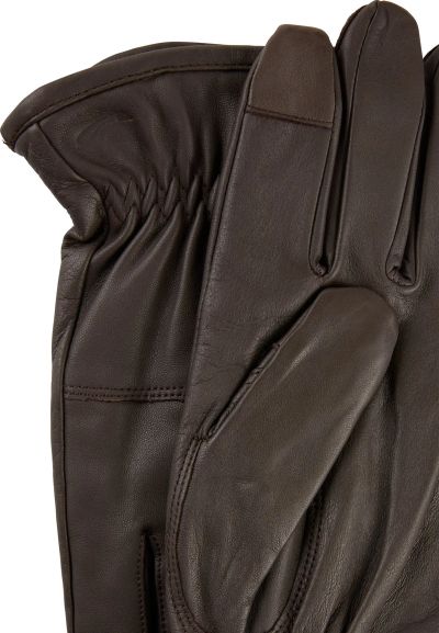 Тъмно кафяви кожени ръкавици Camel Active