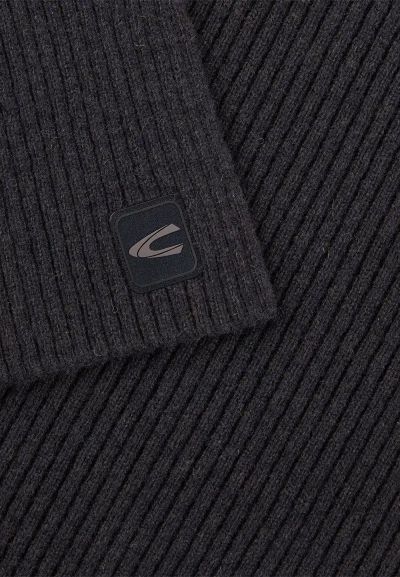 Тъмно сив вълнен шал Camel Active