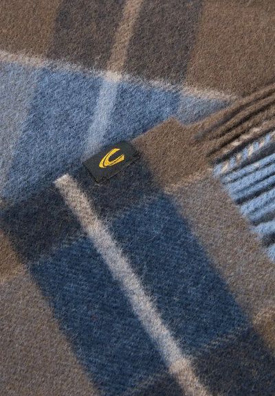 Кариран вълнен шал Camel Active