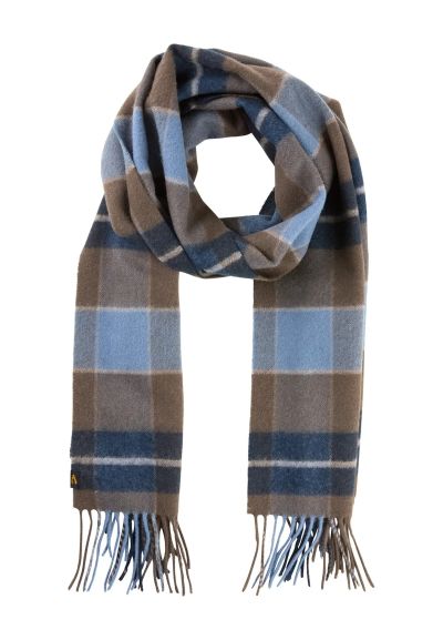 Кариран вълнен шал Camel Active