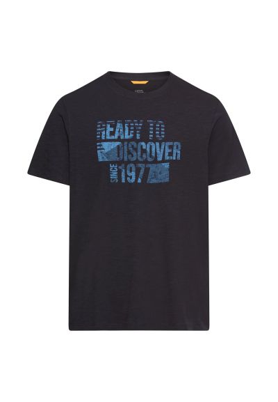 Тъмно синя тениска Camel Active с принт