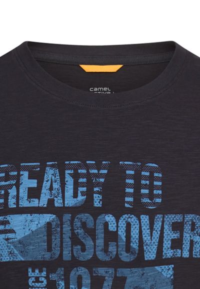 Тъмно синя тениска Camel Active с принт