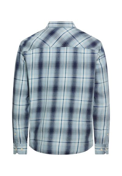 Синя карирана риза Camel Active