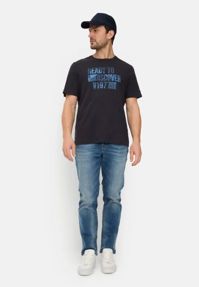 Тъмно синя тениска Camel Active с принт