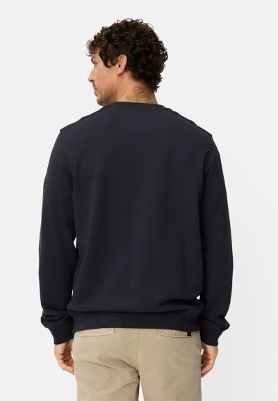 Тъмно синя памучна блуза Camel Active