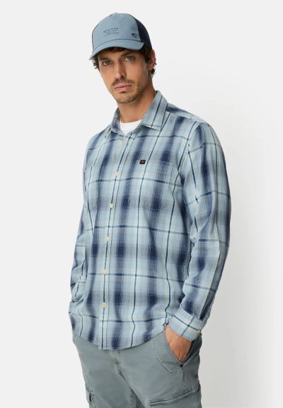 Синя карирана риза Camel Active