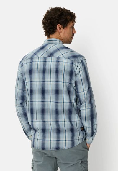 Синя карирана риза Camel Active