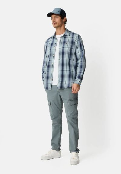 Синя карирана риза Camel Active