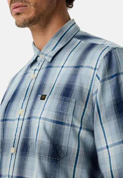 Синя карирана риза Camel Active