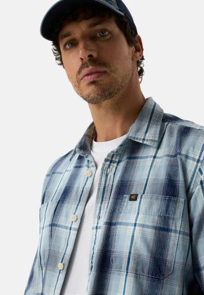 Синя карирана риза Camel Active