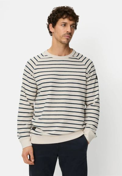 Светла ватирана блуза Camel Active, райе