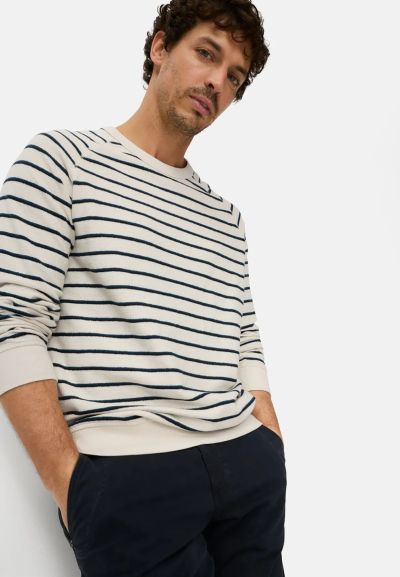 Светла ватирана блуза Camel Active, райе