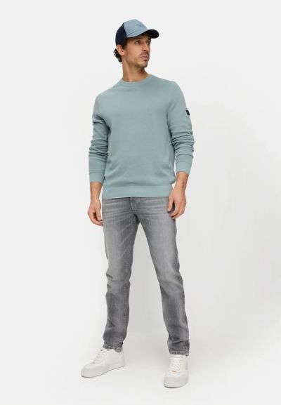 Светло син памучен пуловер Camel Active