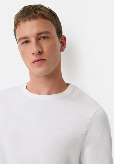 Бяла блуза с еластан Camel Active