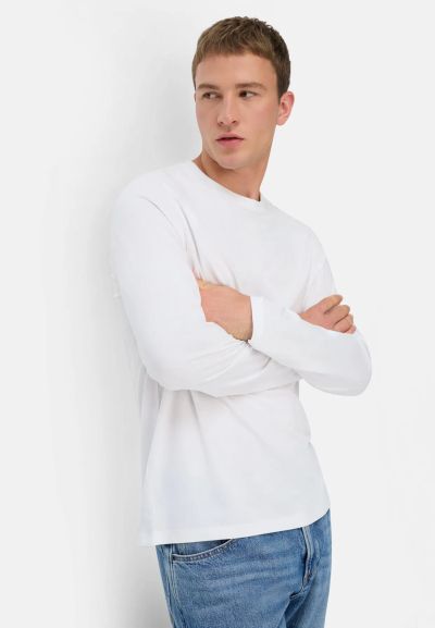 Бяла блуза с еластан Camel Active