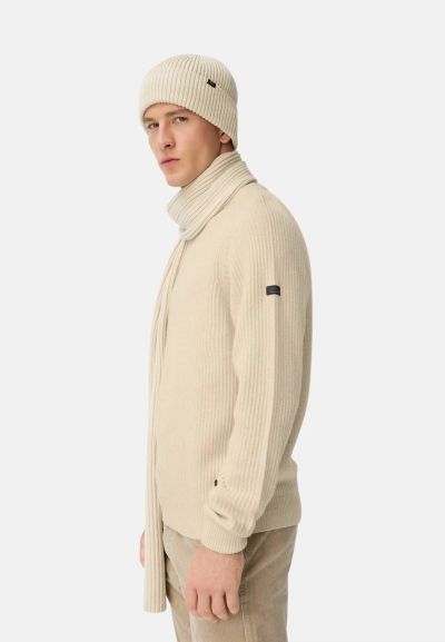 Светъл пуловер Camel Active, чиста вълна 