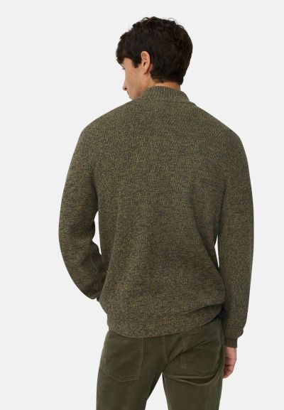 Зелен пуловер с цип Camel Active