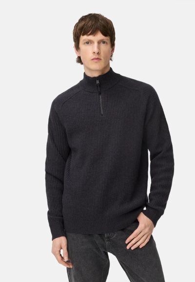 Едноцветен пуловер Camel Active, чиста вълна 