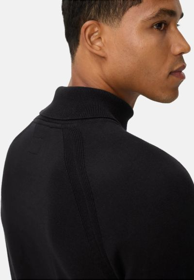 Черно плетено поло Camel Active