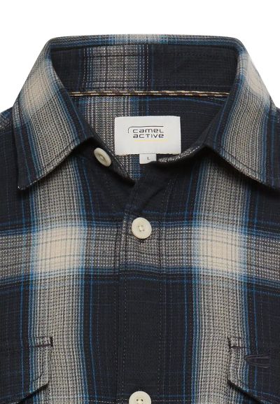 Карирана риза с дълъг ръкав Camel Active