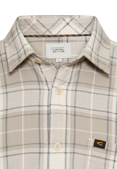 Светла карирана риза Camel Active