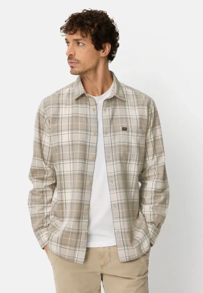 Светла карирана риза Camel Active